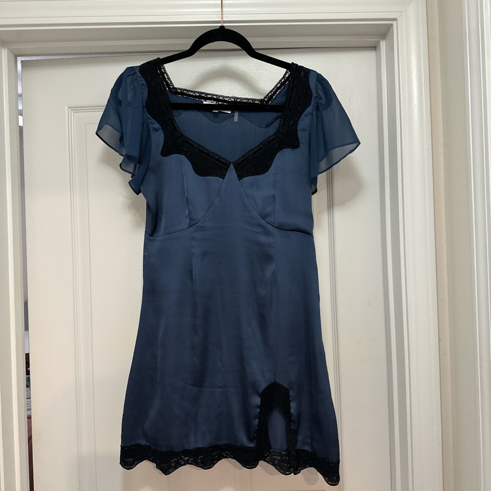 LoveShackFancy Slip Mini Dress